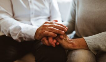 Caring for loved ones with Alzheimer’s Caring for loved ones with Alzheimer’s can be daunting for anyone, but it can be especially unfamiliar and jarring for some men. (iStock)